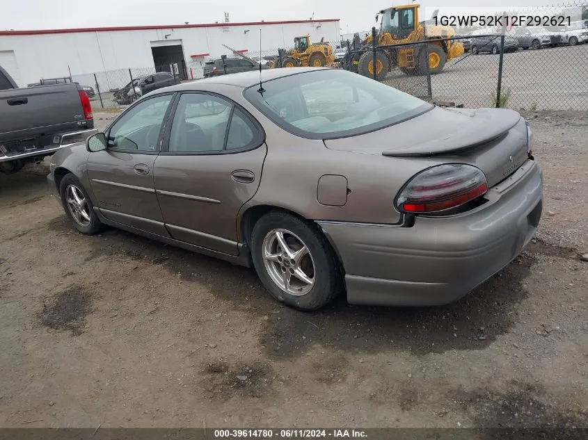 2002 Pontiac Grand Prix Gt VIN: 1G2WP52K12F292621 Lot: 39614780