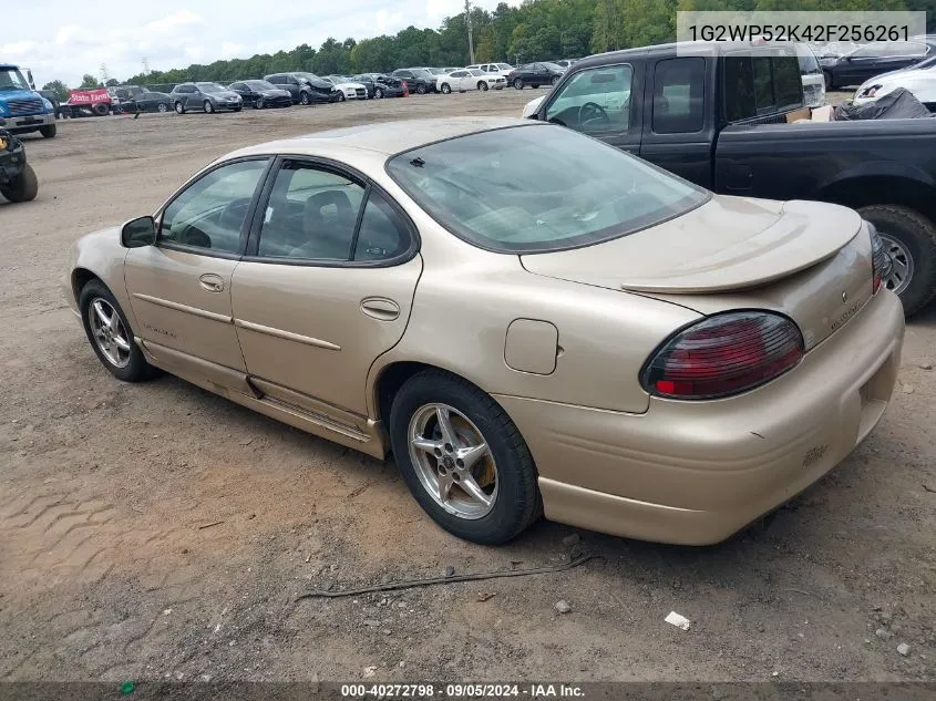 2002 Pontiac Grand Prix Gt VIN: 1G2WP52K42F256261 Lot: 40272798