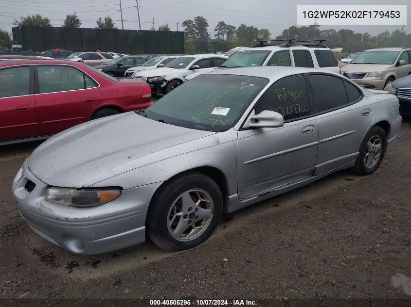 2002 Pontiac Grand Prix Gt VIN: 1G2WP52K02F179453 Lot: 40505295