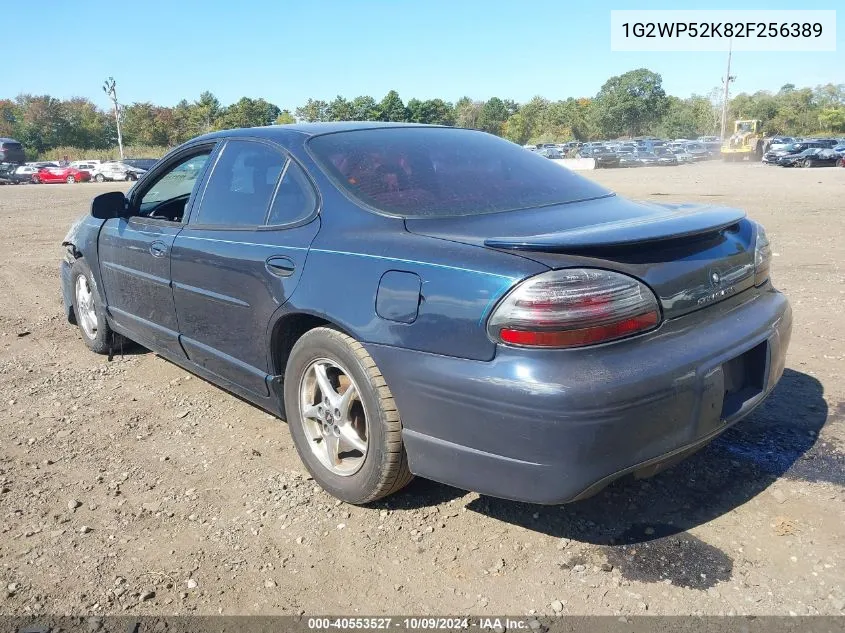 2002 Pontiac Grand Prix Gt VIN: 1G2WP52K82F256389 Lot: 40553527