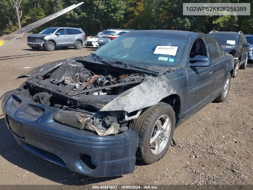 2002 Pontiac Grand Prix Gt VIN: 1G2WP52K82F256389 Lot: 40553527