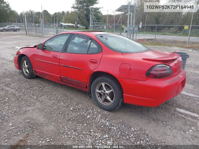 2002 Pontiac Grand Prix Gt VIN: 1G2WP52K72F164948 Lot: 40811958