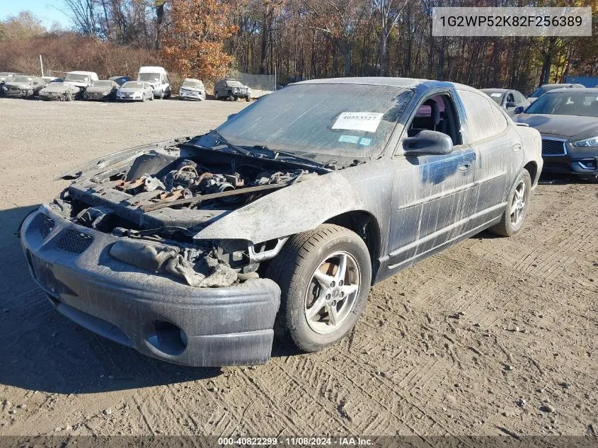 2002 Pontiac Grand Prix Gt VIN: 1G2WP52K82F256389 Lot: 40822299