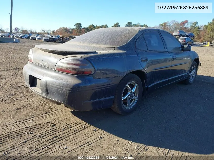 2002 Pontiac Grand Prix Gt VIN: 1G2WP52K82F256389 Lot: 40822299