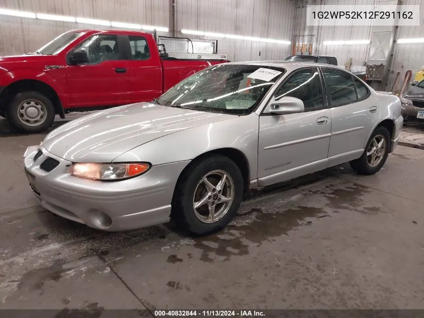 2002 Pontiac Grand Prix Gt VIN: 1G2WP52K12F291162 Lot: 40832844