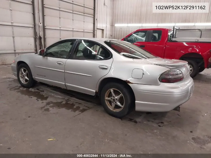 2002 Pontiac Grand Prix Gt VIN: 1G2WP52K12F291162 Lot: 40832844