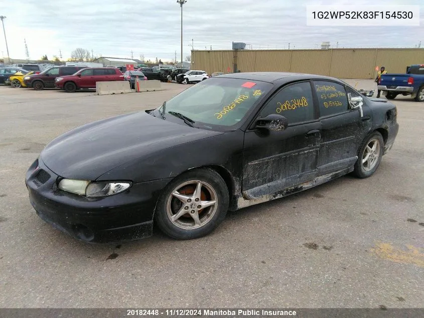 1G2WP52K83F154530 2003 Pontiac Grand Prix Gt