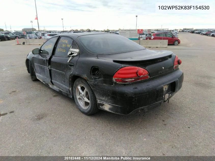 1G2WP52K83F154530 2003 Pontiac Grand Prix Gt