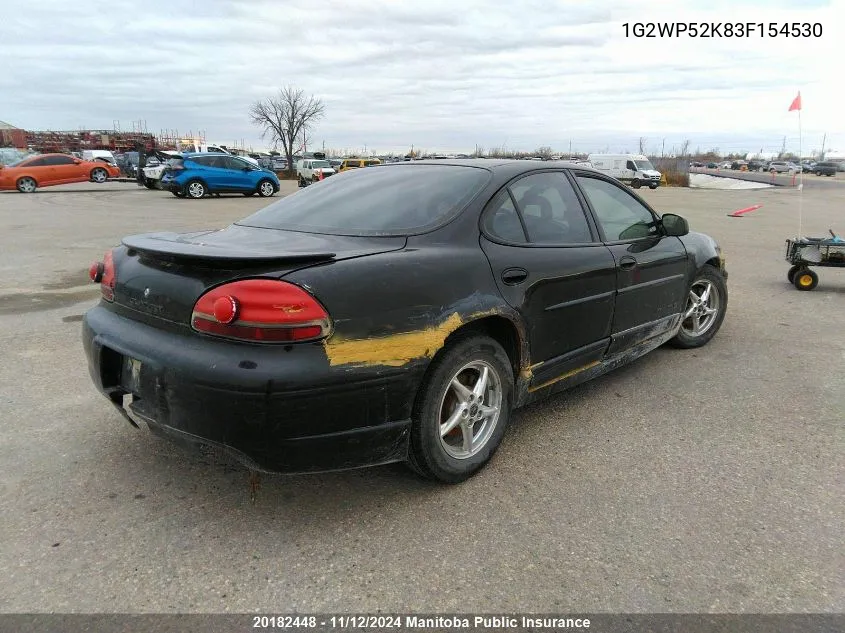 1G2WP52K83F154530 2003 Pontiac Grand Prix Gt