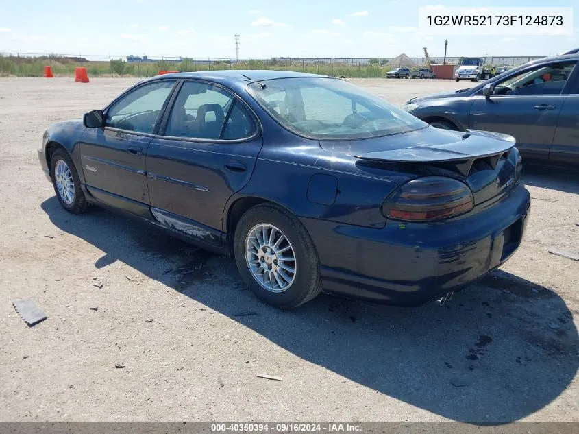 2003 Pontiac Grand Prix Gtp VIN: 1G2WR52173F124873 Lot: 40350394