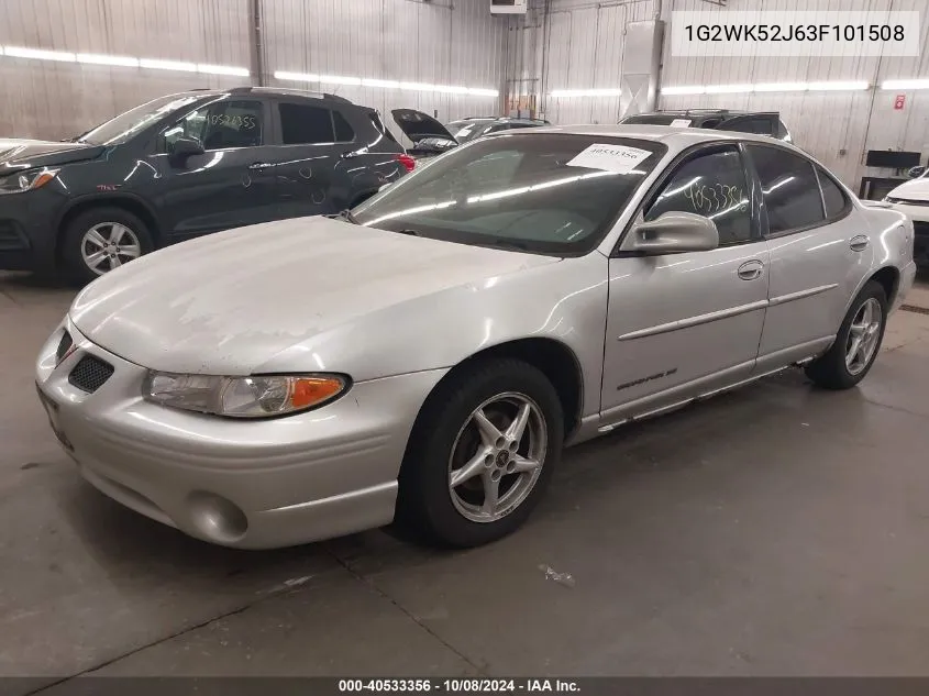 2003 Pontiac Grand Prix Se VIN: 1G2WK52J63F101508 Lot: 40533356