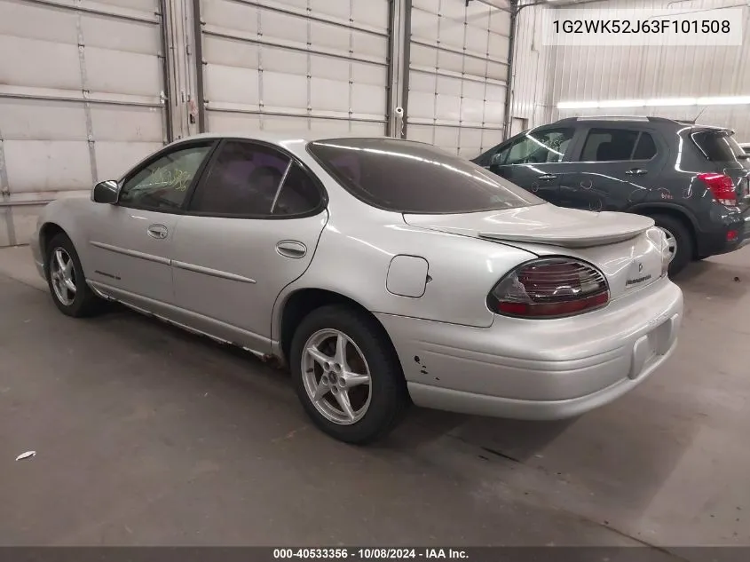 2003 Pontiac Grand Prix Se VIN: 1G2WK52J63F101508 Lot: 40533356