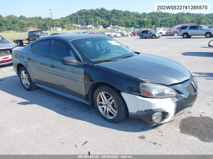 2004 Pontiac Grand Prix Gt2 VIN: 2G2WS522741285570 Lot: 40186135