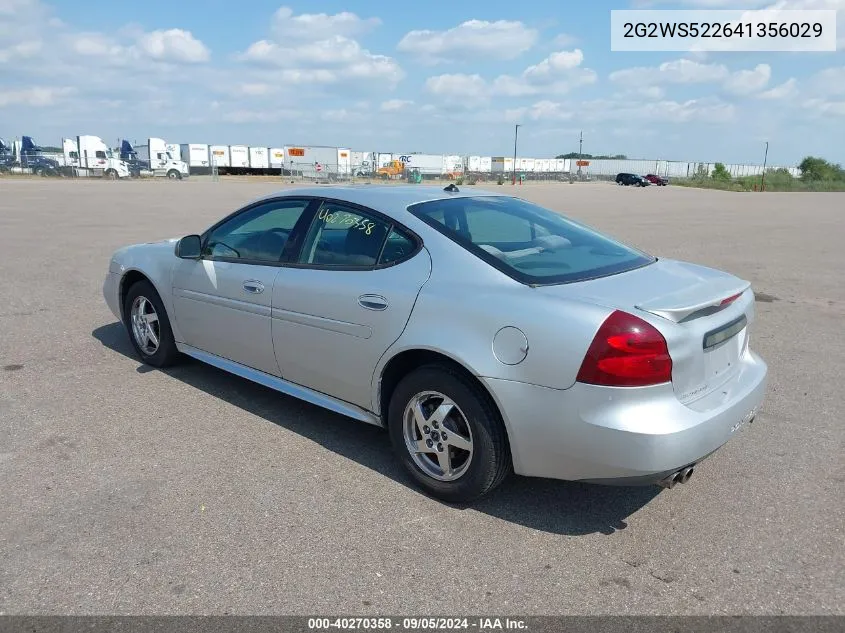 2G2WS522641356029 2004 Pontiac Grand Prix Gt2