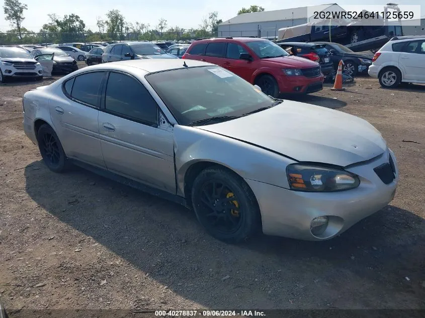 2004 Pontiac Grand Prix Gtp VIN: 2G2WR524641125659 Lot: 40278837