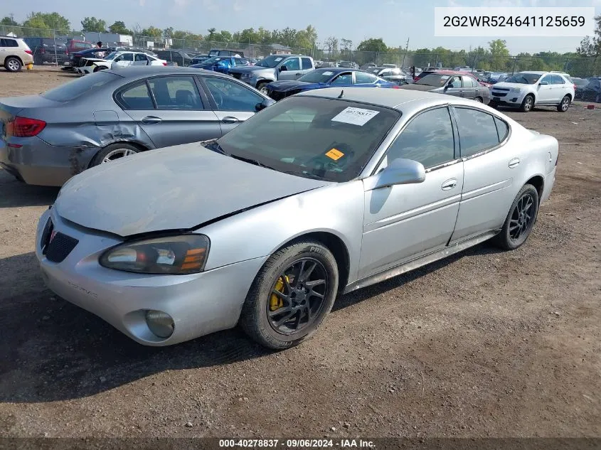 2004 Pontiac Grand Prix Gtp VIN: 2G2WR524641125659 Lot: 40278837