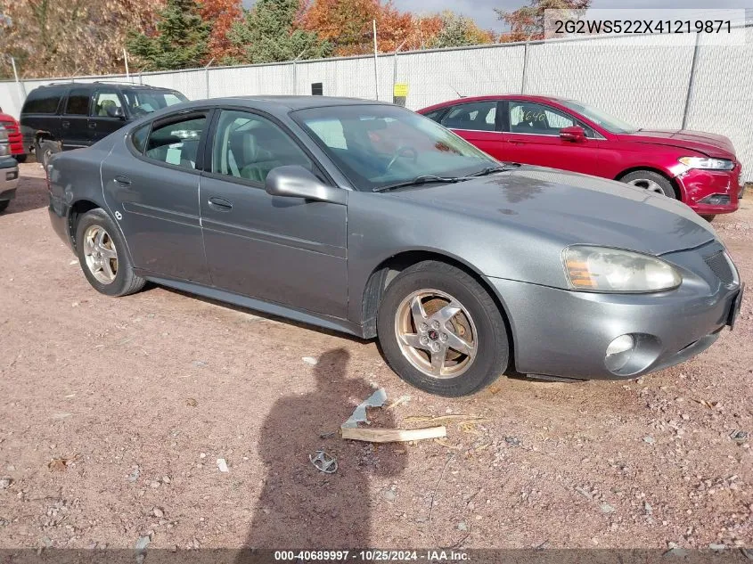 2004 Pontiac Grand Prix Gt2 VIN: 2G2WS522X41219871 Lot: 40689997