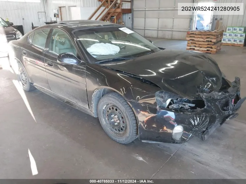 2G2WR524241280905 2004 Pontiac Grand Prix Gtp