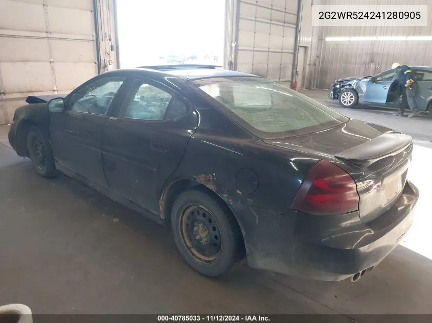 2G2WR524241280905 2004 Pontiac Grand Prix Gtp