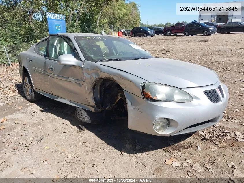 2005 Pontiac Grand Prix Gtp VIN: 2G2WR544651215845 Lot: 40471923