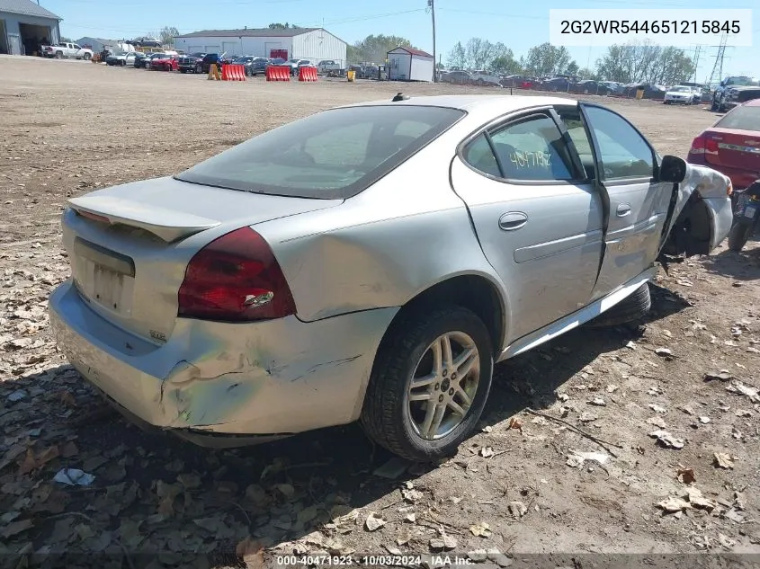 2005 Pontiac Grand Prix Gtp VIN: 2G2WR544651215845 Lot: 40471923