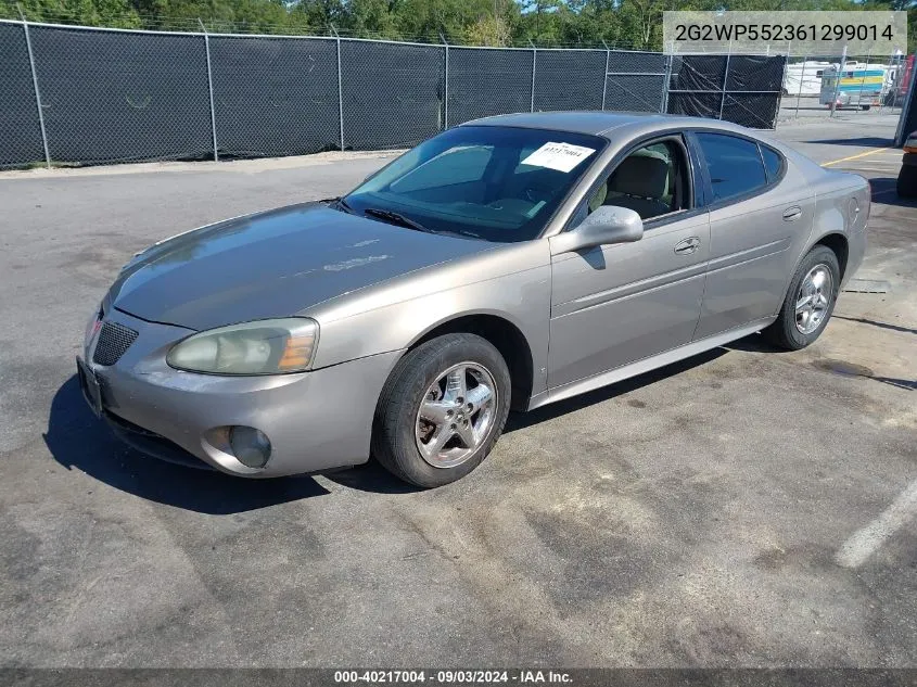 2006 Pontiac Grand Prix VIN: 2G2WP552361299014 Lot: 40217004