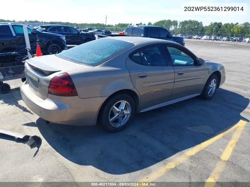 2006 Pontiac Grand Prix VIN: 2G2WP552361299014 Lot: 40217004