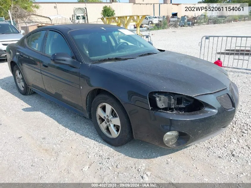 2G2WP552061154061 2006 Pontiac Grand Prix