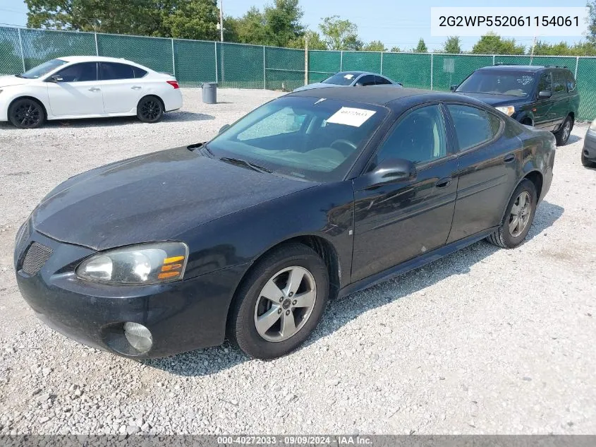 2G2WP552061154061 2006 Pontiac Grand Prix