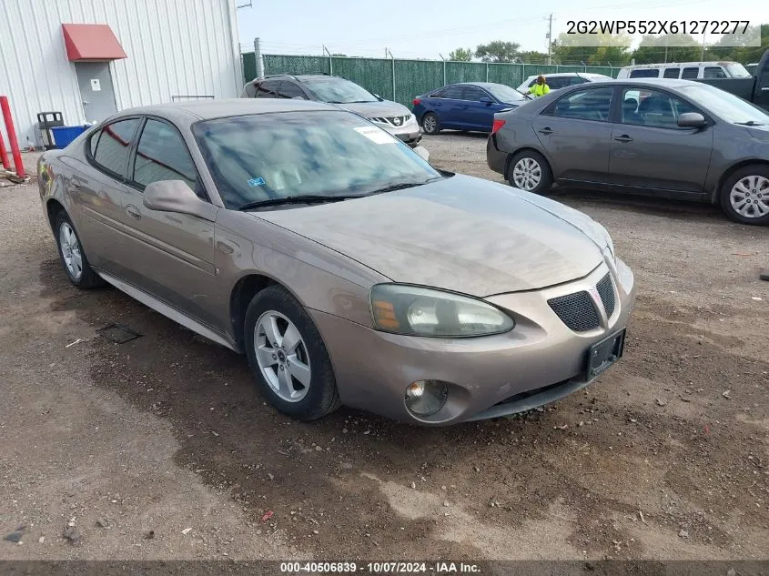 2006 Pontiac Grand Prix VIN: 2G2WP552X61272277 Lot: 40506839