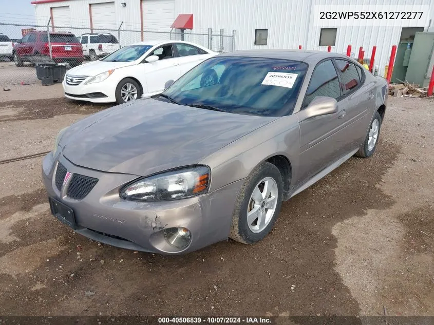 2006 Pontiac Grand Prix VIN: 2G2WP552X61272277 Lot: 40506839