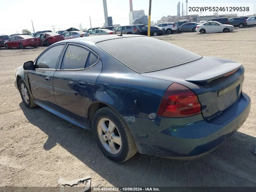 2006 Pontiac Grand Prix VIN: 2G2WP552461299538 Lot: 40540422