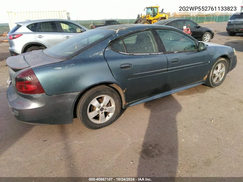 2006 Pontiac Grand Prix VIN: 2G2WP552761133823 Lot: 40667107