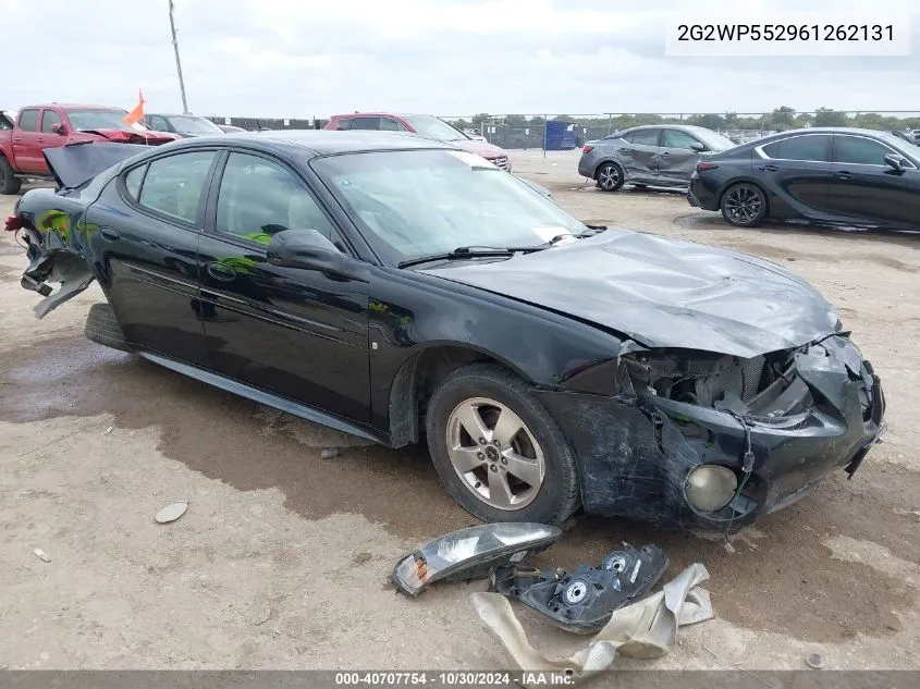 2006 Pontiac Grand Prix VIN: 2G2WP552961262131 Lot: 40707754