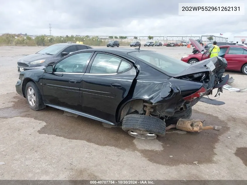 2006 Pontiac Grand Prix VIN: 2G2WP552961262131 Lot: 40707754