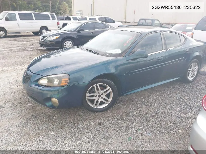 2006 Pontiac Grand Prix Gt VIN: 2G2WR554861235322 Lot: 40774859