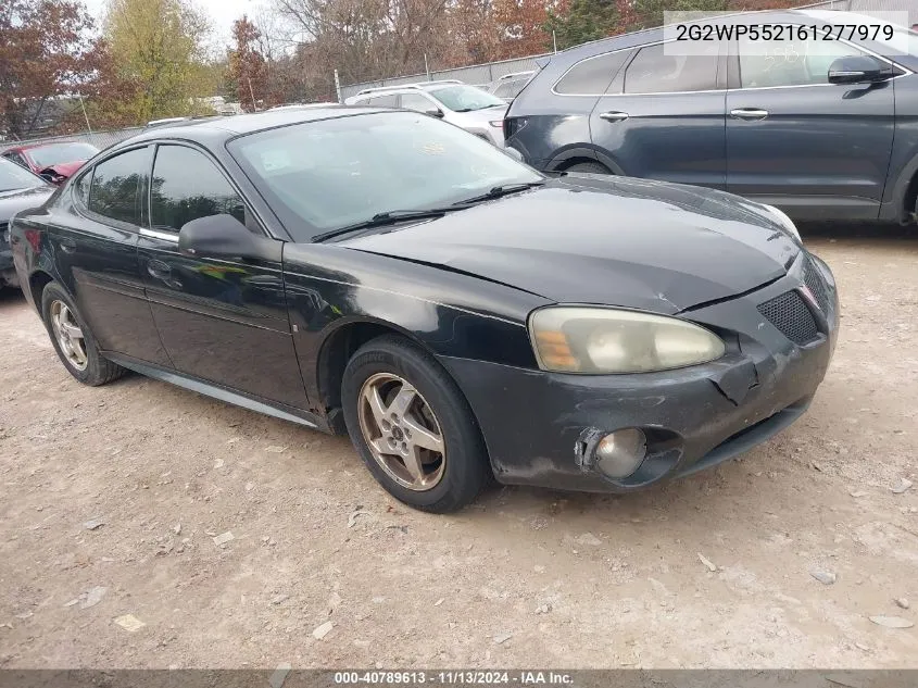 2006 Pontiac Grand Prix VIN: 2G2WP552161277979 Lot: 40789613