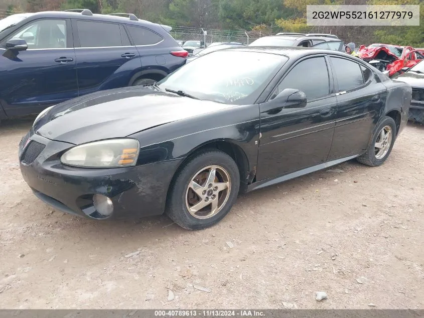 2006 Pontiac Grand Prix VIN: 2G2WP552161277979 Lot: 40789613