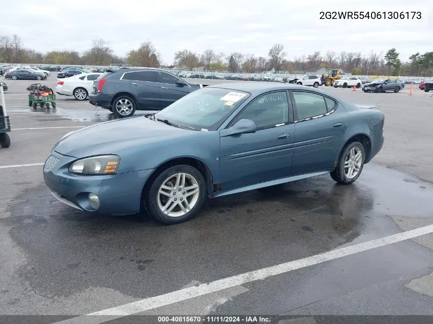 2006 Pontiac Grand Prix Gt VIN: 2G2WR554061306173 Lot: 40815670