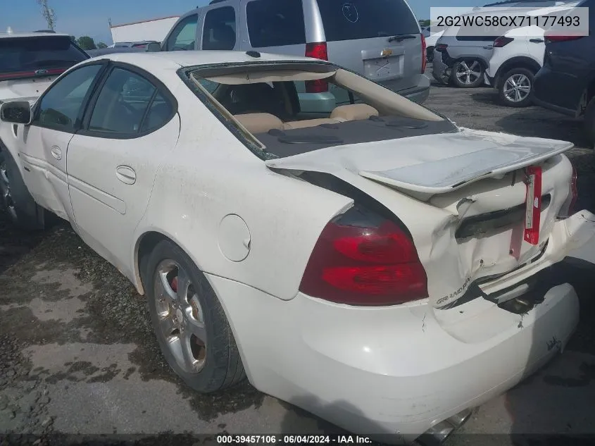 2G2WC58CX71177493 2007 Pontiac Grand Prix Gxp