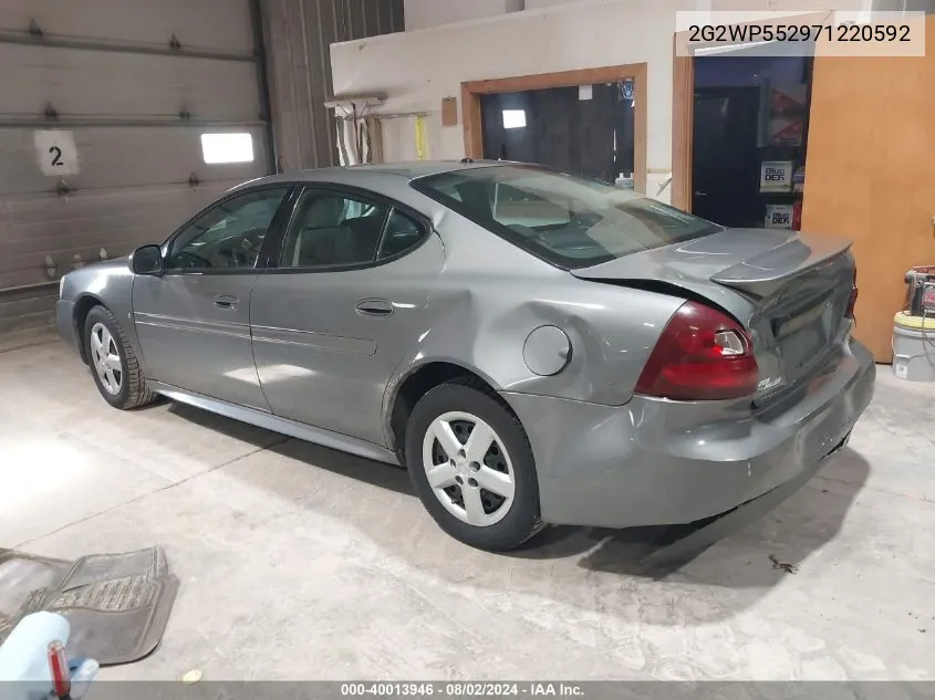 2G2WP552971220592 2007 Pontiac Grand Prix