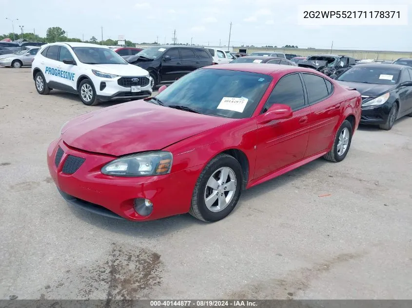 2G2WP552171178371 2007 Pontiac Grand Prix