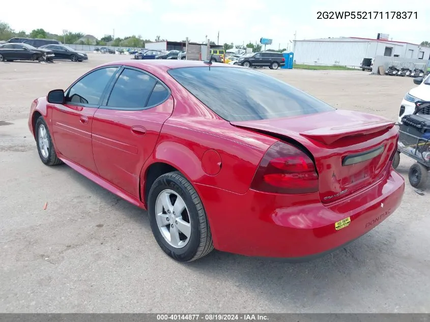 2G2WP552171178371 2007 Pontiac Grand Prix