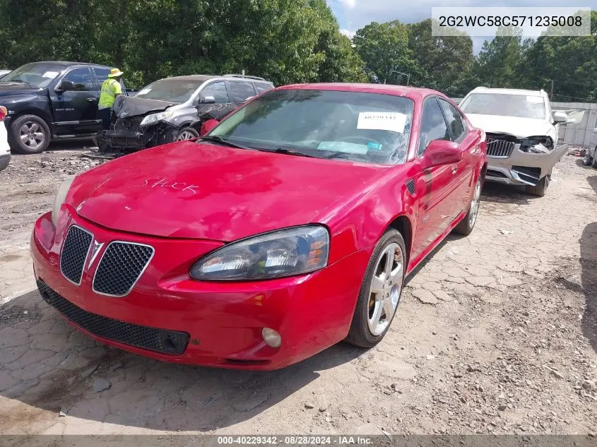 2G2WC58C571235008 2007 Pontiac Grand Prix Gxp