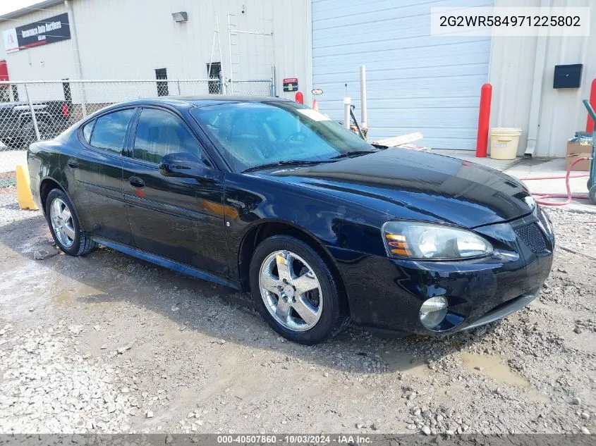 2007 Pontiac Grand Prix Gt VIN: 2G2WR584971225802 Lot: 40507860