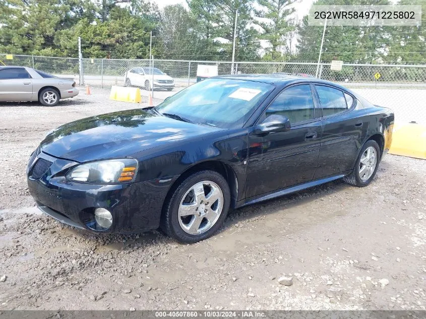 2007 Pontiac Grand Prix Gt VIN: 2G2WR584971225802 Lot: 40507860