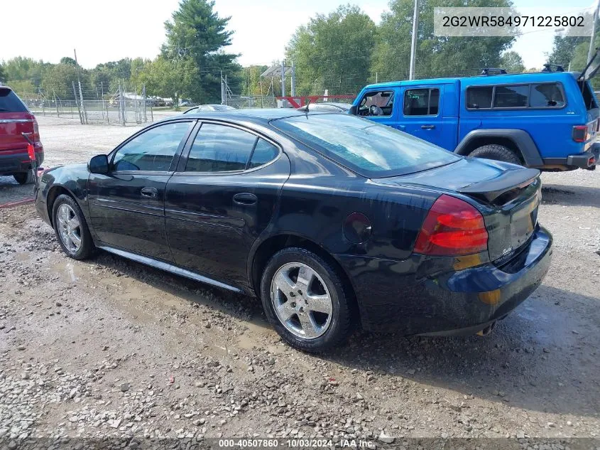 2007 Pontiac Grand Prix Gt VIN: 2G2WR584971225802 Lot: 40507860