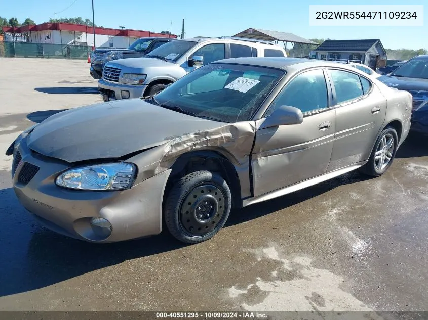 2007 Pontiac Grand Prix Gt VIN: 2G2WR554471109234 Lot: 40551295