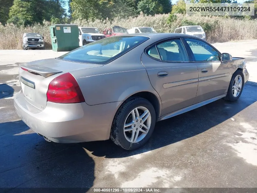 2007 Pontiac Grand Prix Gt VIN: 2G2WR554471109234 Lot: 40551295