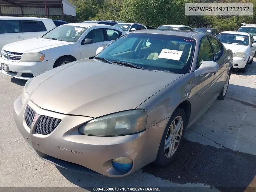 2007 Pontiac Grand Prix Gt VIN: 2G2WR554971232172 Lot: 40588670